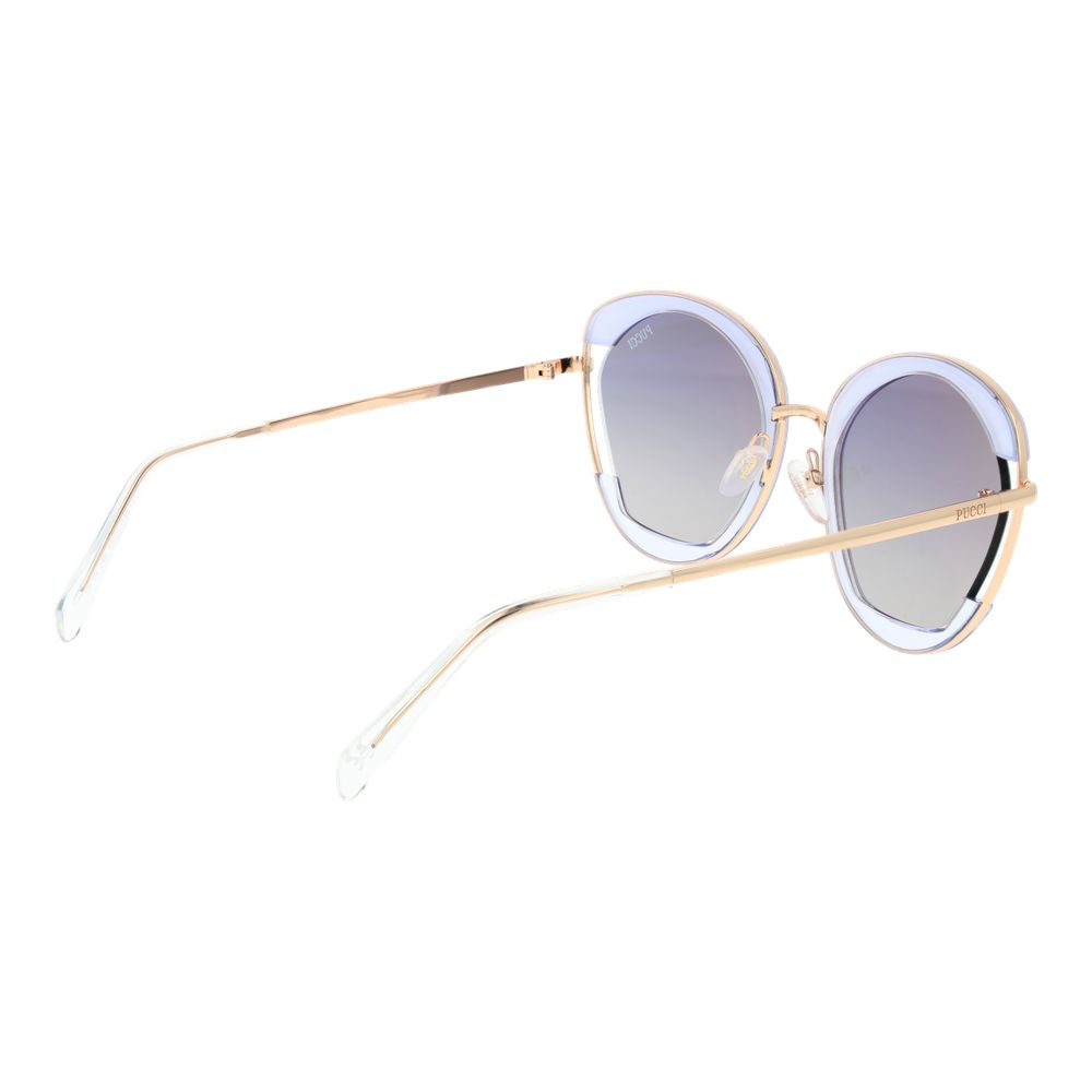 Gold Metal Sunglasses Sunglasses Emilio Pucci