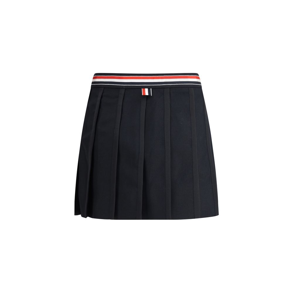Black Wool Mini Skirt Skirts Thom Browne