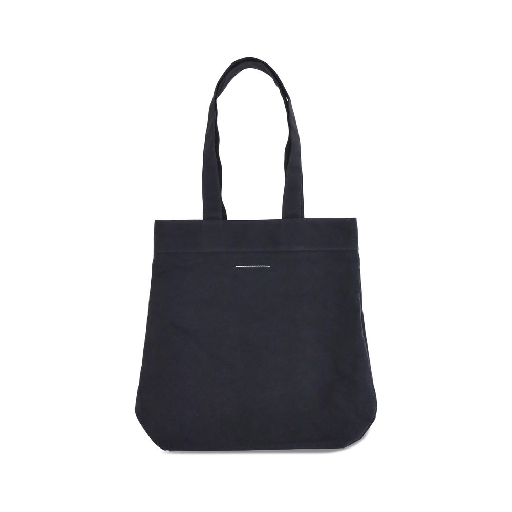 Black Cotton Shoulder Bag Bags MM6