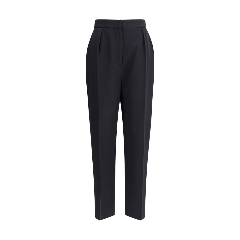 Black Wool Dress Pants Balmain