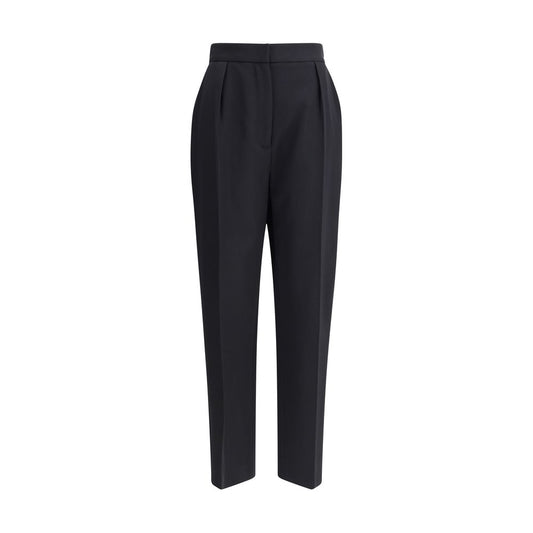 Black Wool Dress Pants Balmain