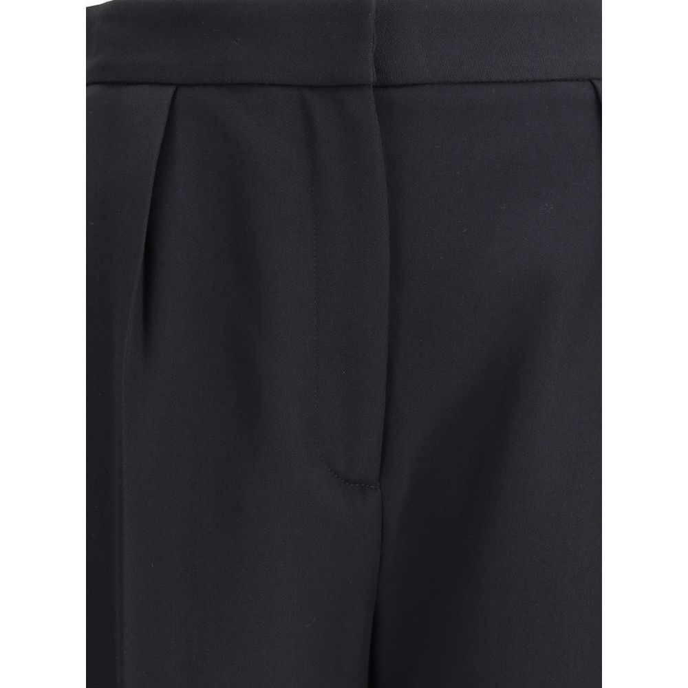 Black Wool Dress Pants Balmain