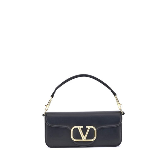 Black Calf Leather Bos Taurus Shoulder Bag Bags Valentino Garavani