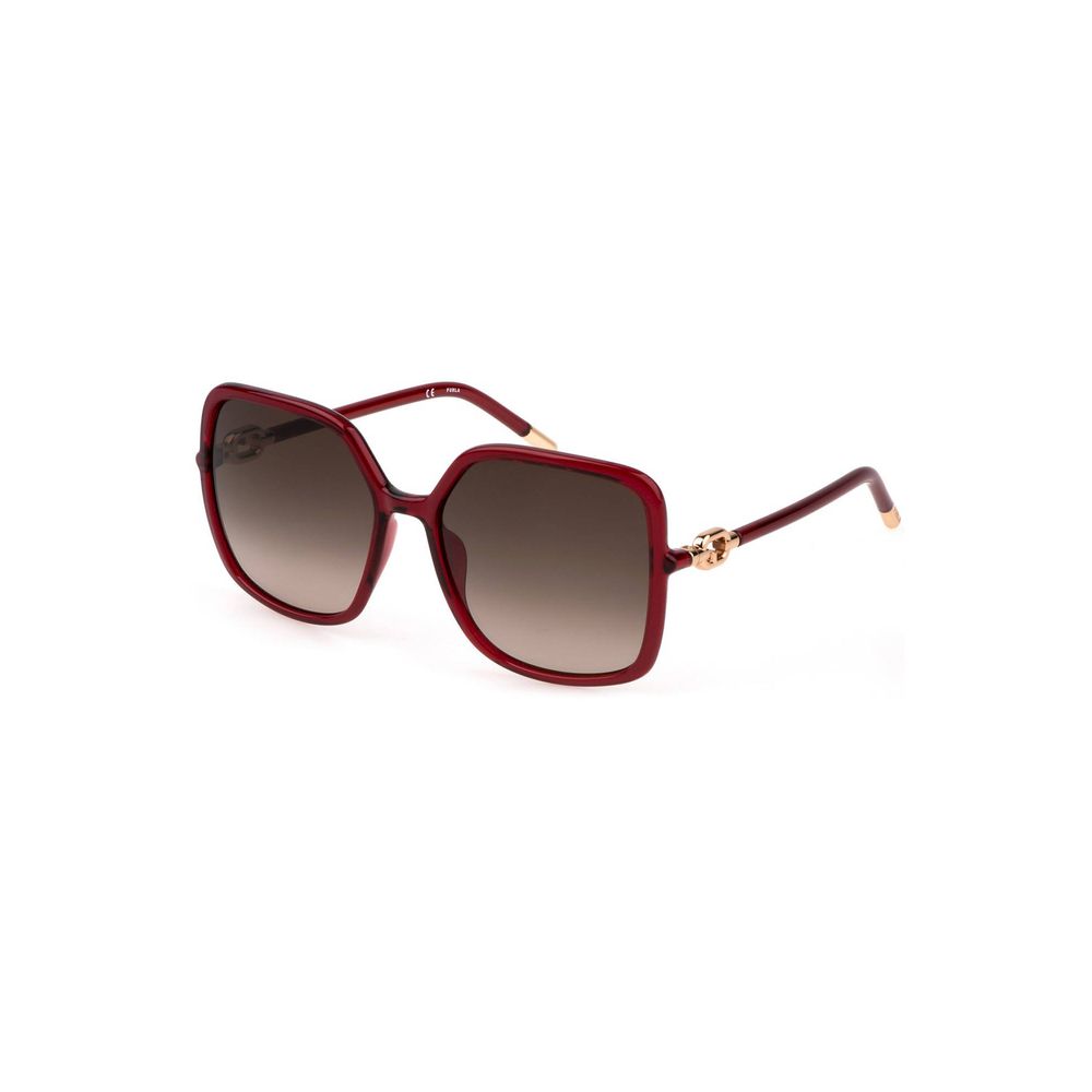 Red Polycarbonate Women Sunglasses Sunglasses Furla