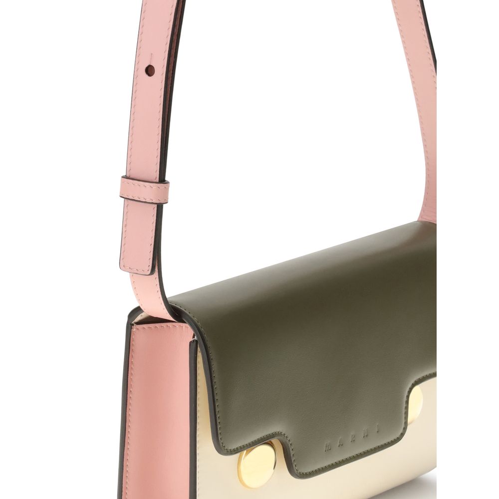 Multicolor Calf Leather Bos Taurus Shoulder Bag Bags Marni