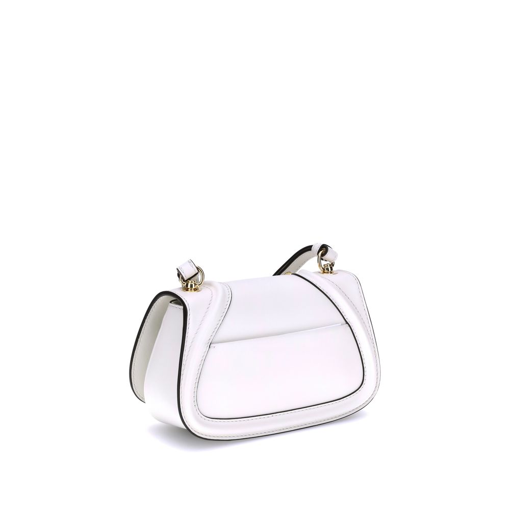 White Calf Leather Bos Taurus Handbag Bags Gucci