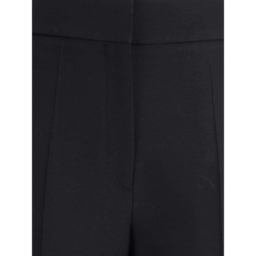 Black Wool Dress Pants Valentino