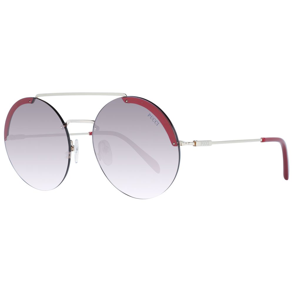 Gold Metal Sunglasses Sunglasses Emilio Pucci