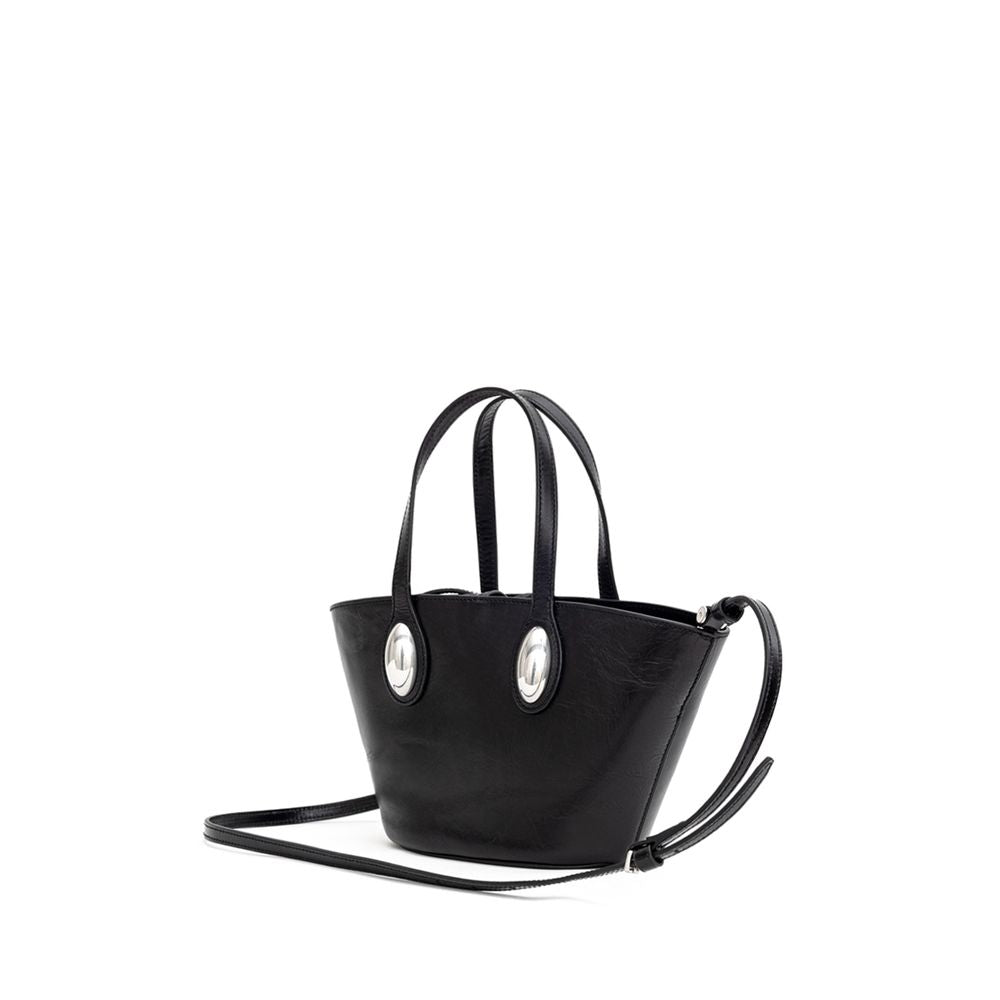 Black Leather Shoulder Bag Bags Alexander Wang