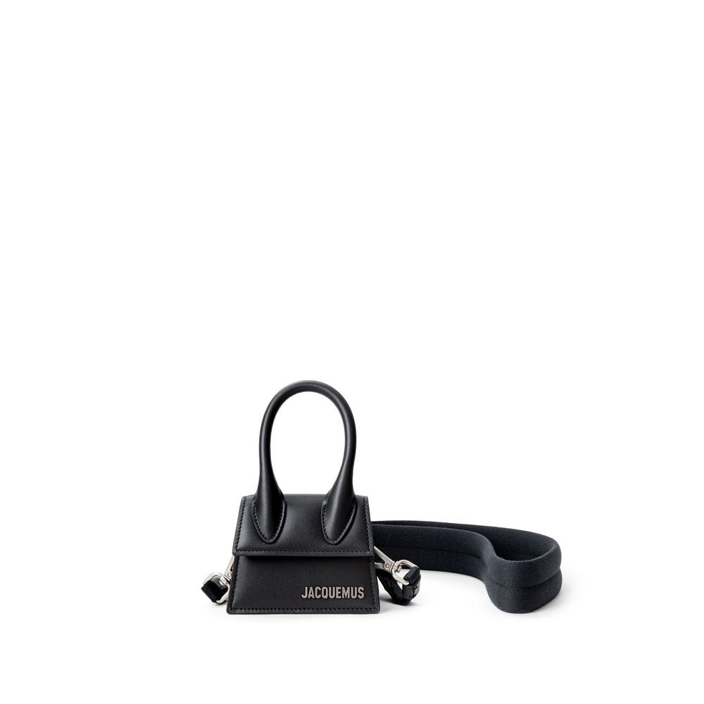 Black Leather Handbag Bags Jacquemus
