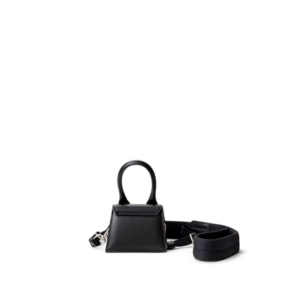 Black Leather Handbag Bags Jacquemus