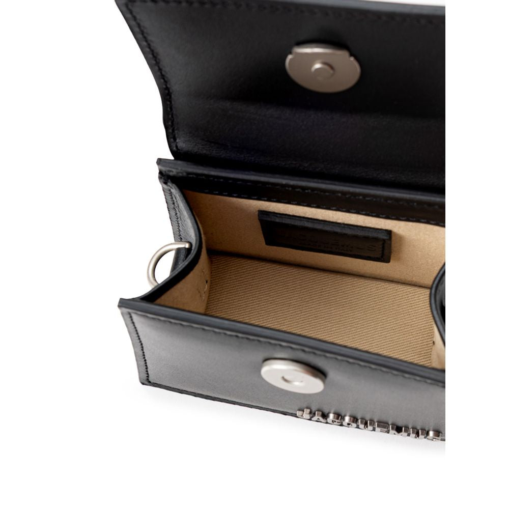 Black Leather Handbag Bags Jacquemus
