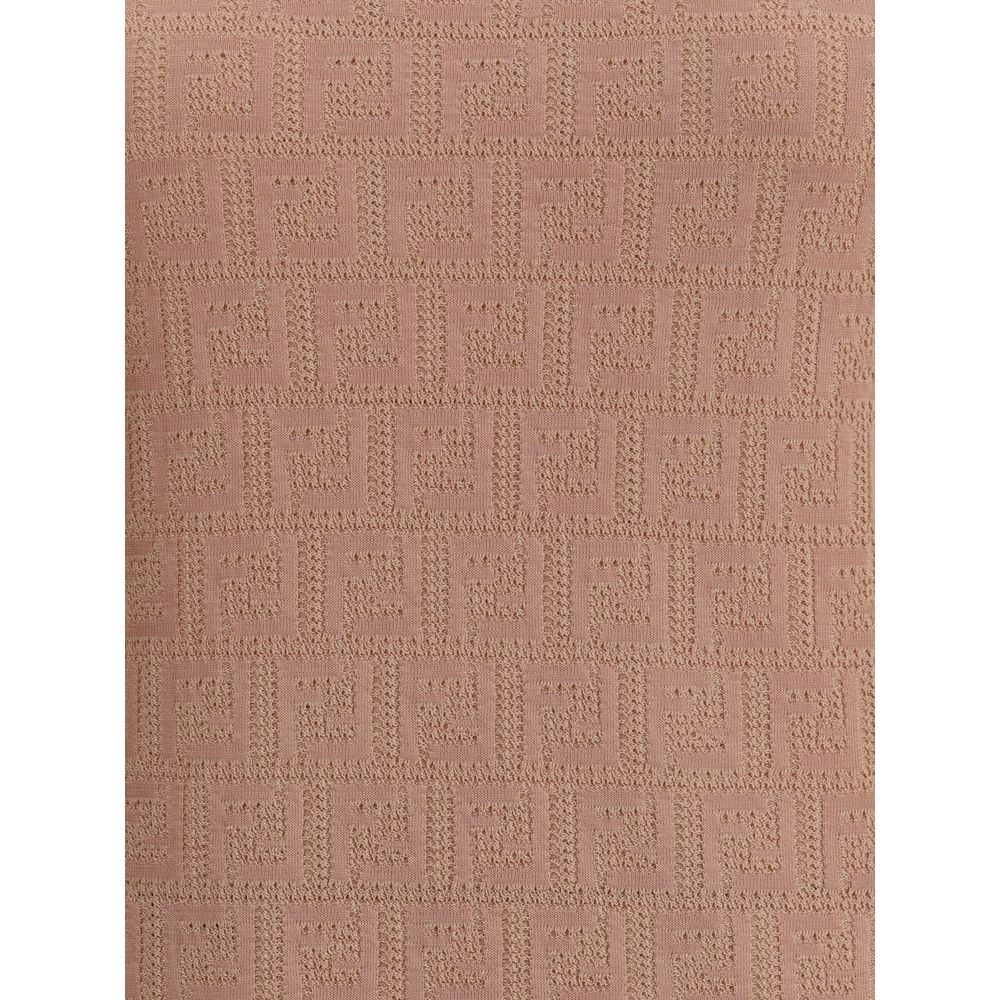 Multicolor Cotton Casual Dress Dress Fendi