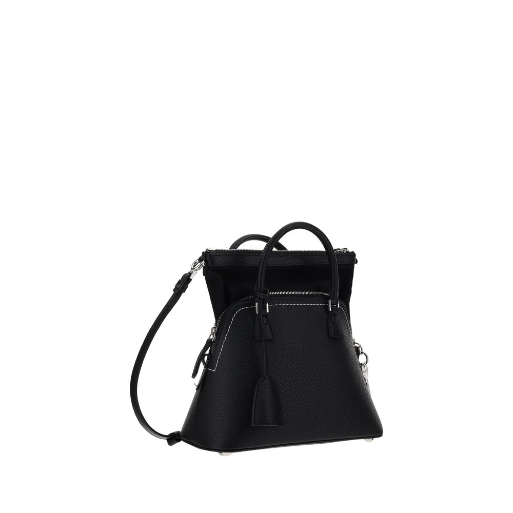 Black Calf Leather Bos Taurus Handbag Bags Margiela