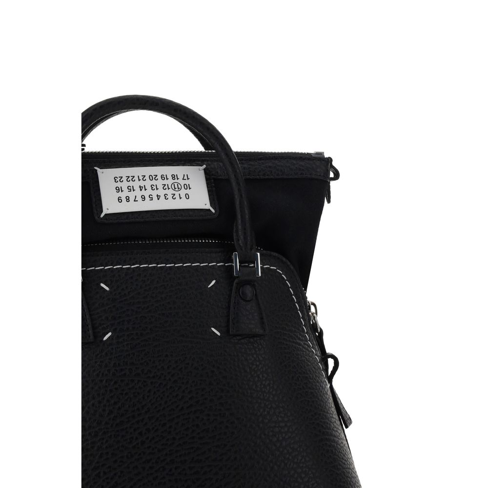 Black Calf Leather Bos Taurus Handbag Bags Margiela