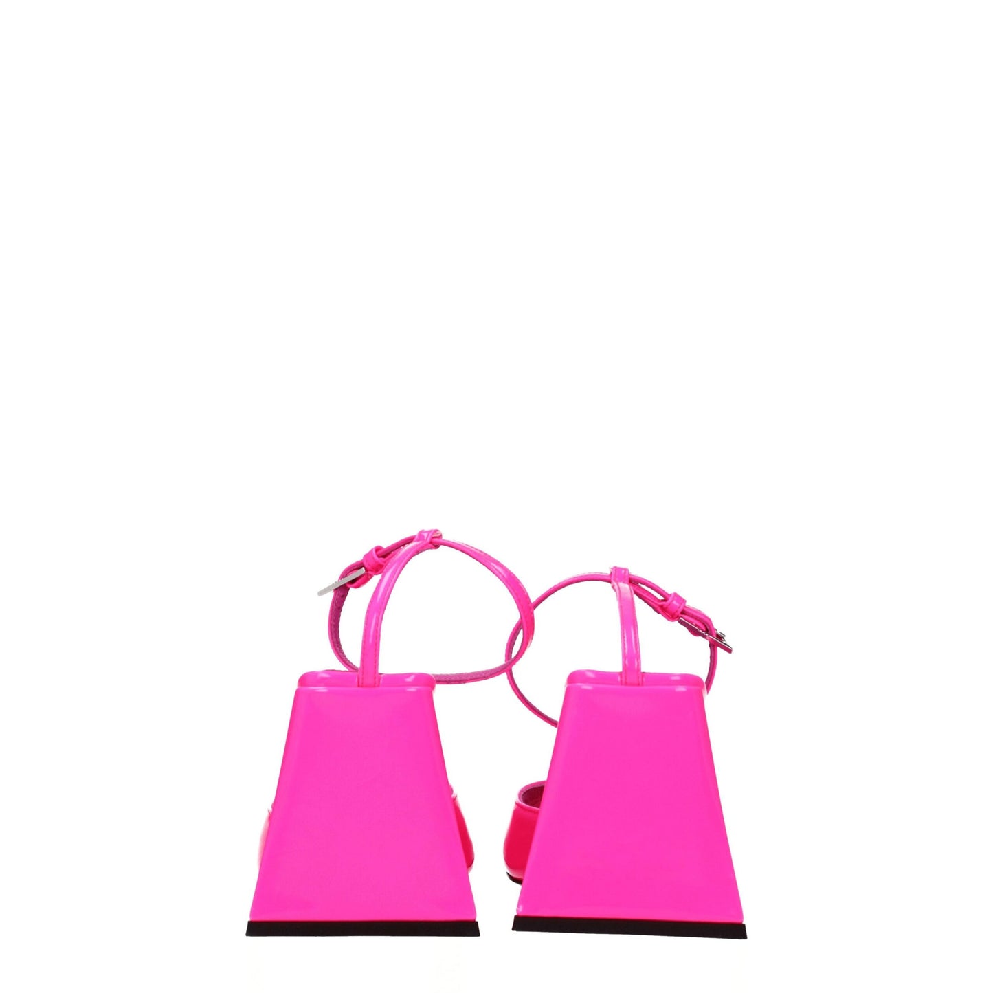 Pink Leather Stiletto Heel Sandals Shoes The Attico