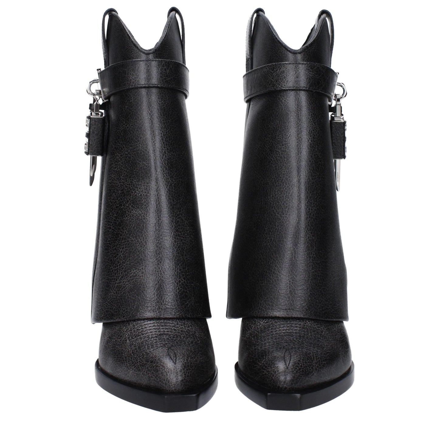 Black Leather Ankle Boots Shoes Givenchy