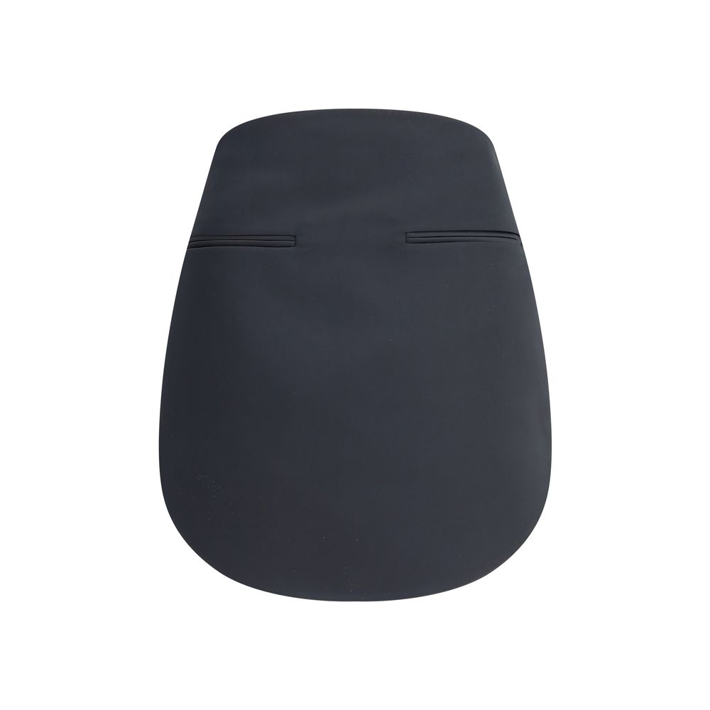 Black Polyester Mini Skirt Skirts Courrèges