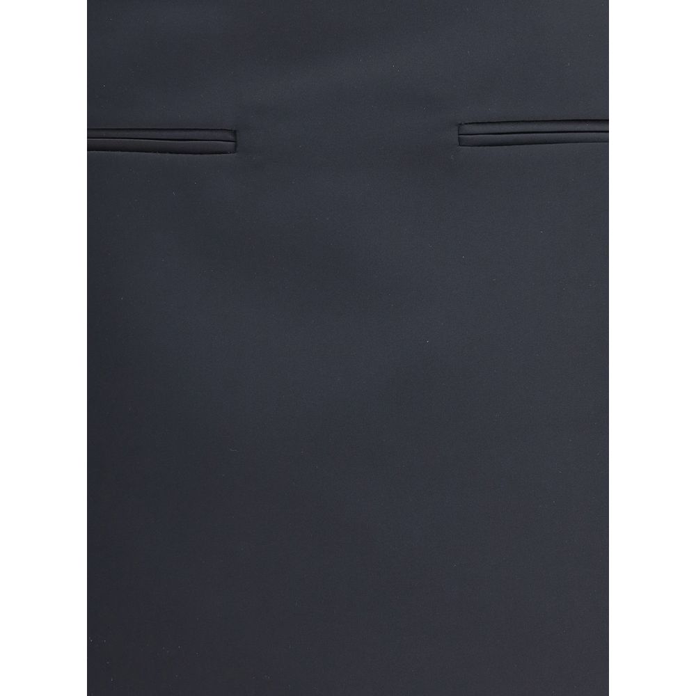 Black Polyester Mini Skirt Skirts Courrèges