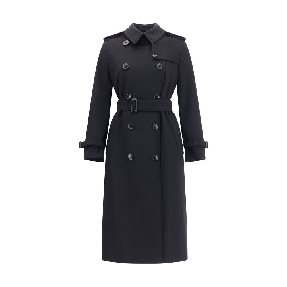 Black Cashmere Coat Coats Burberry