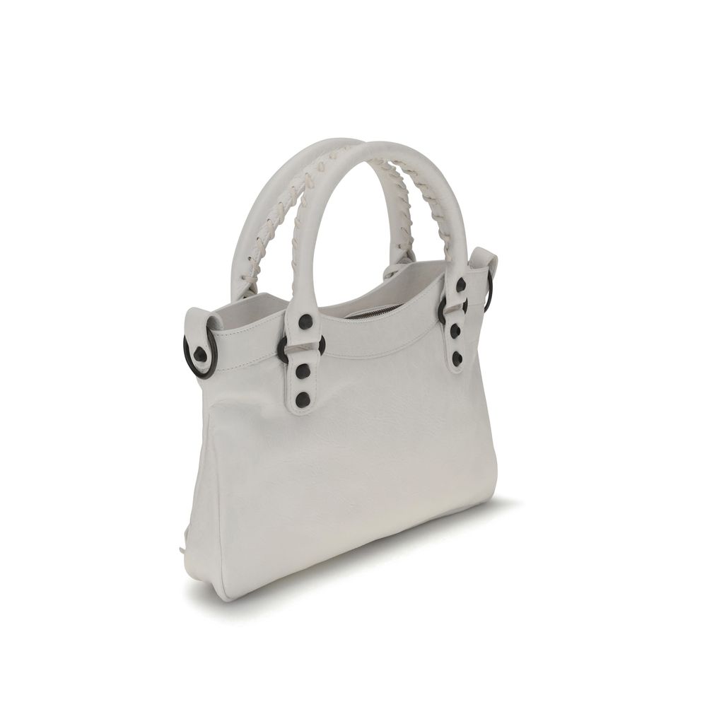 White Calf Leather Bos Taurus Handbag Bags Balenciaga