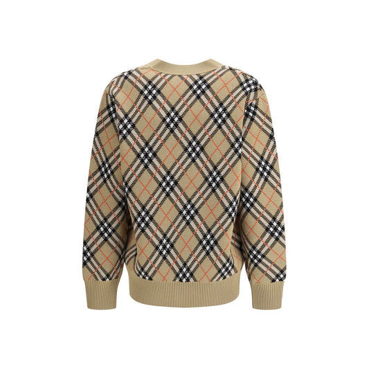 Brown Wool Cardigan Knitwear Burberry