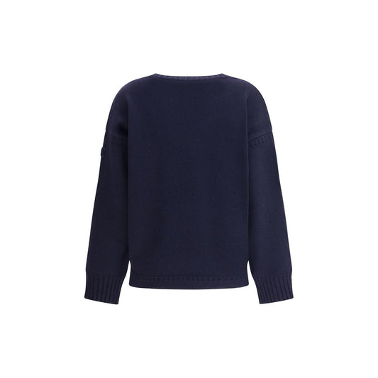 Blue Wool Sweatshirt Knitwear Chloé