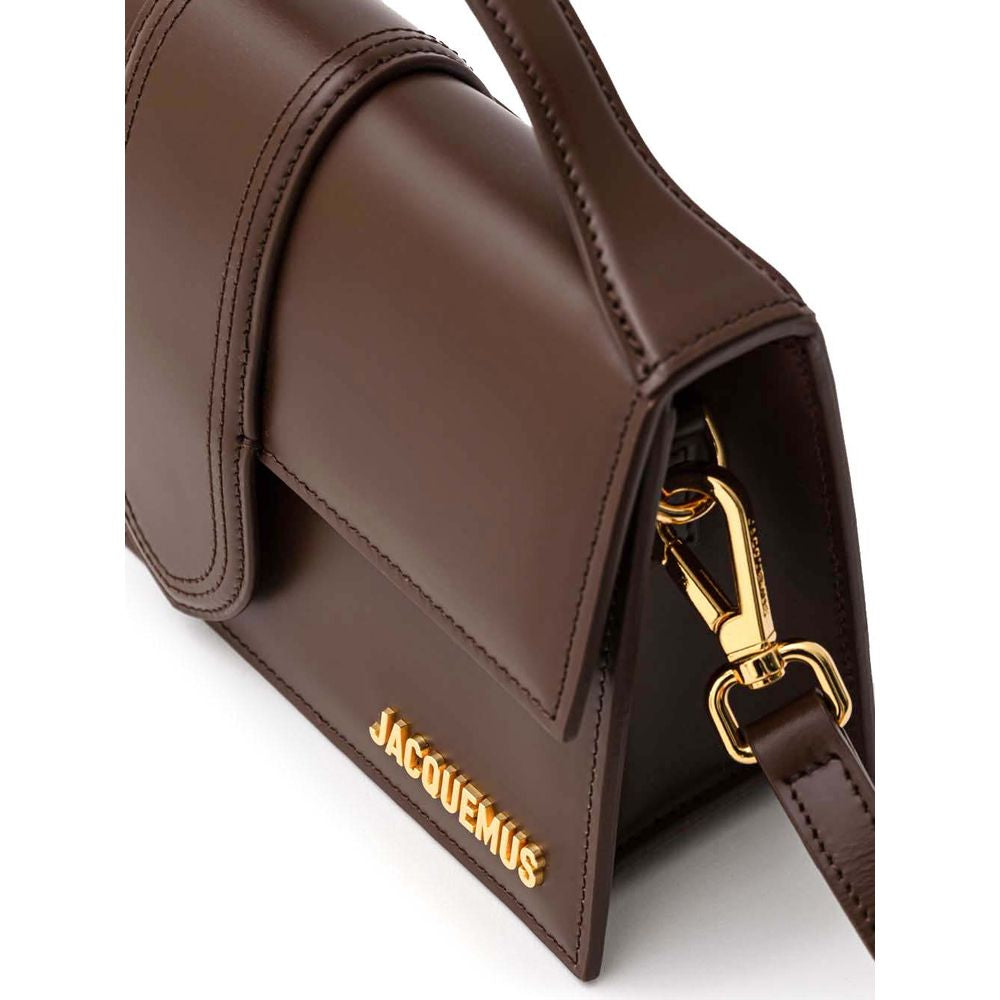 Brown Leather Handbag Bags Jacquemus