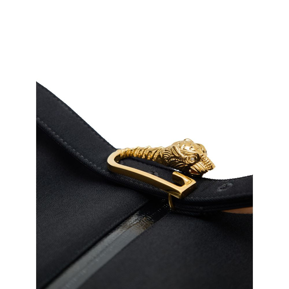 Black Wool Midi Skirt Skirts Gucci