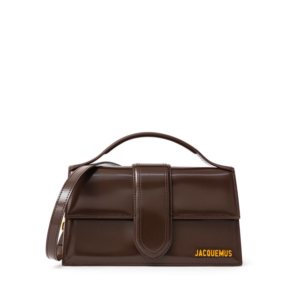 Brown Leather Le Grand Bambino Handbag Bags Jacquemus