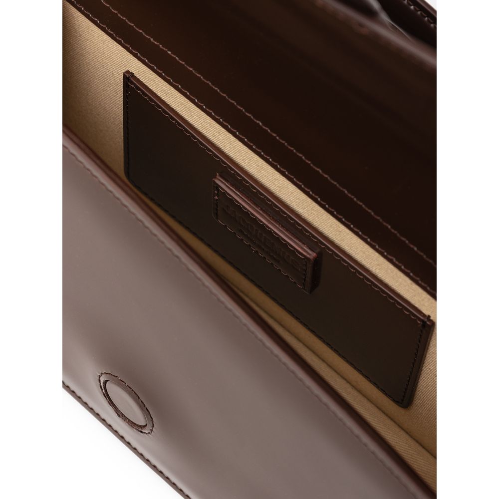 Brown Leather Le Grand Bambino Handbag Bags Jacquemus