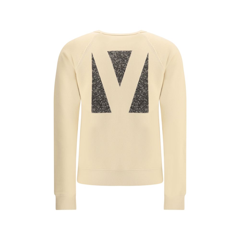 Beige Cotton Sweatshirt Knitwear Valentino