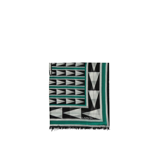 Green Wool Scarf Scarve Lanvin
