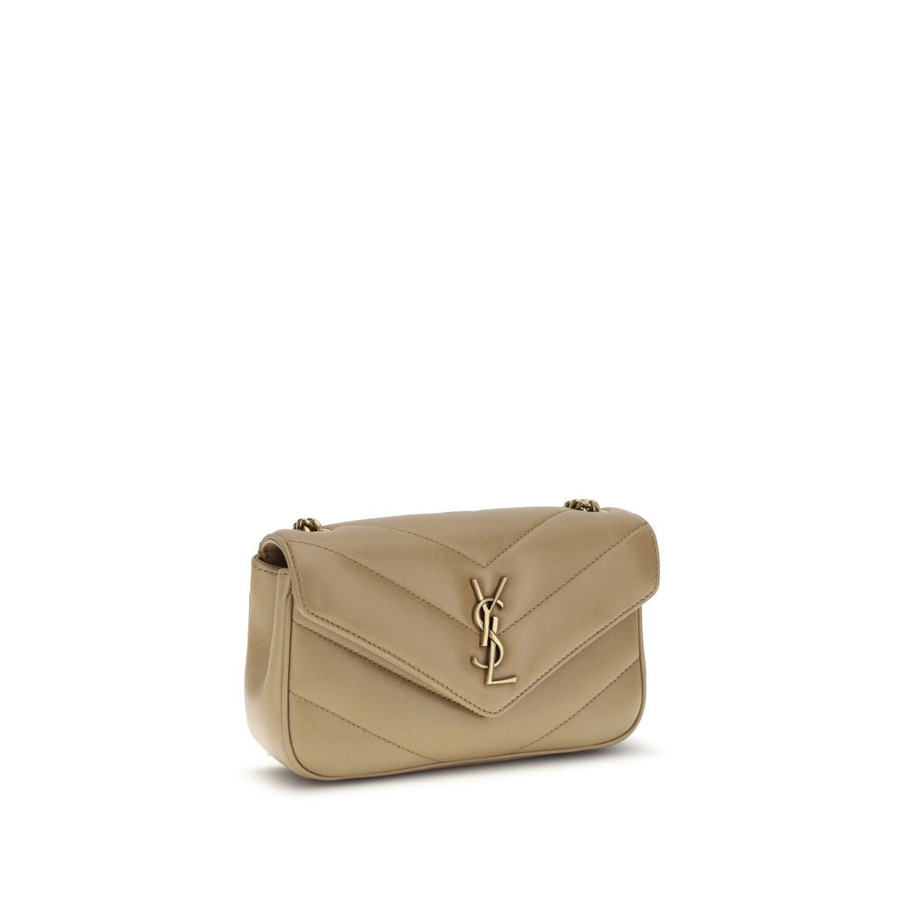 Beige Lamb Ovis Aries Aries Shoulder Bag Bags Saint Laurent
