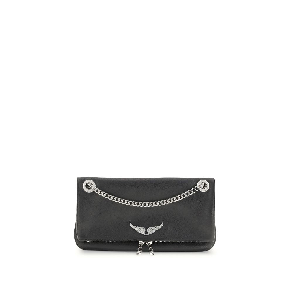 Black Leather Shoulder Bag Bags Zadig & Voltaire