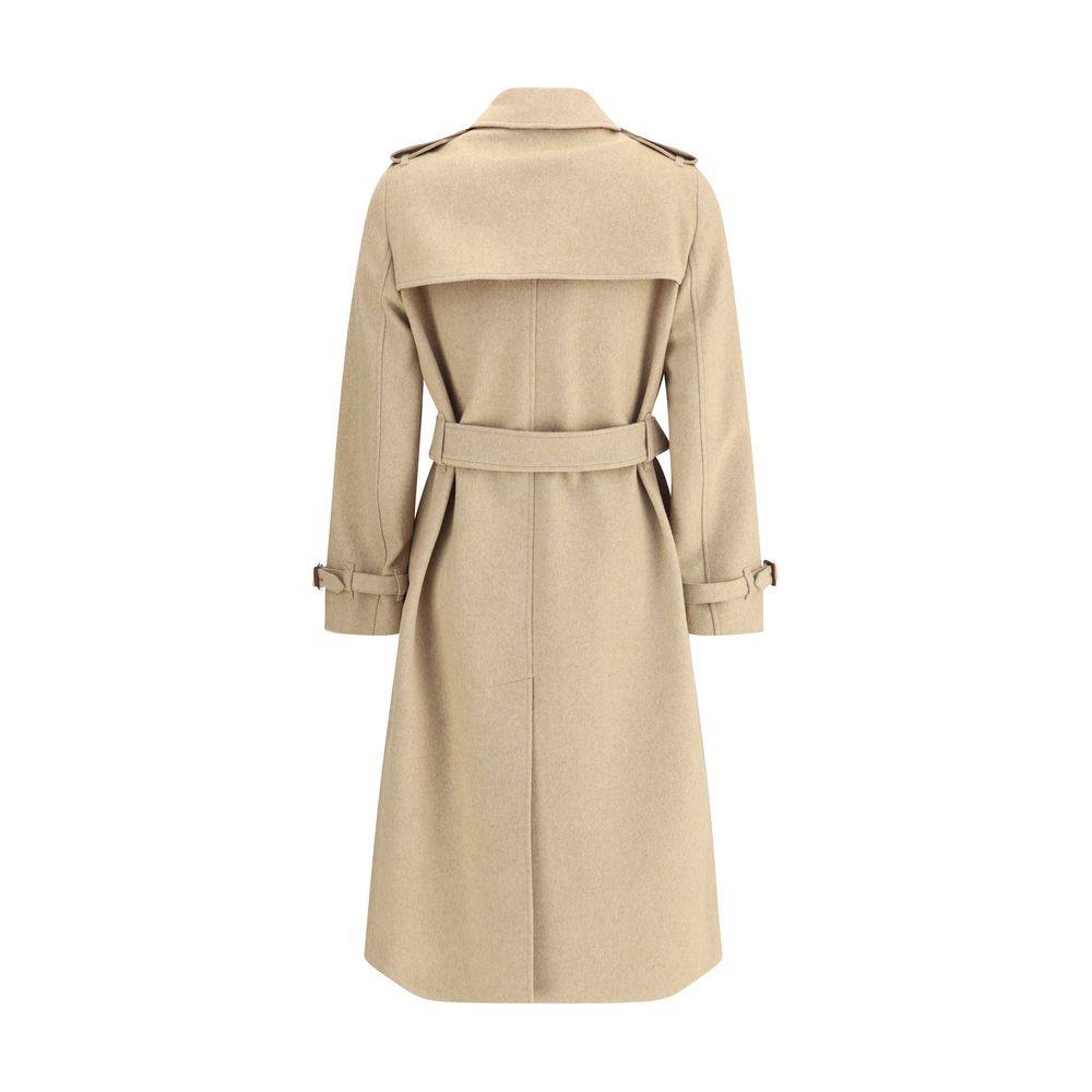 Beige Cashmere Coat Coats Burberry