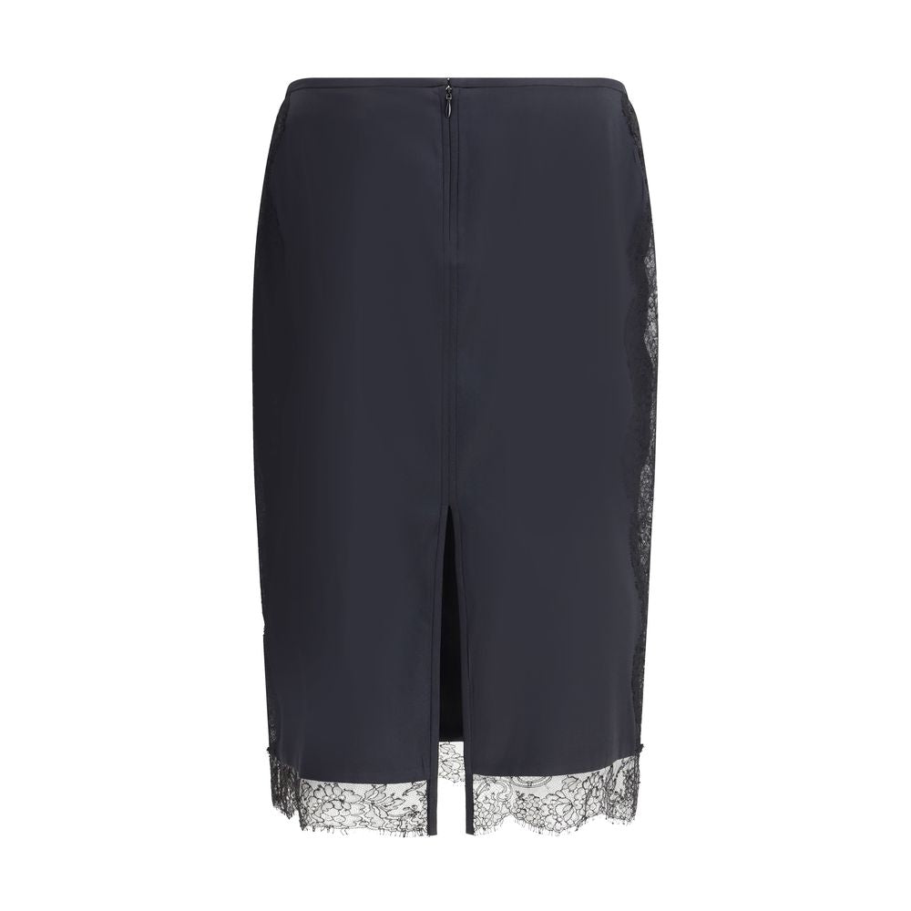 Black Silk Midi Skirt Skirts Tom Ford