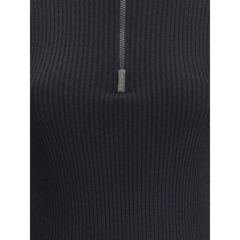 Black Cashmere Sweatshirt Knitwear Brunello Cucinelli
