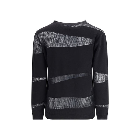 Black Fleece Wool Cashmere Sweater Knitwear Fabiana Filippi