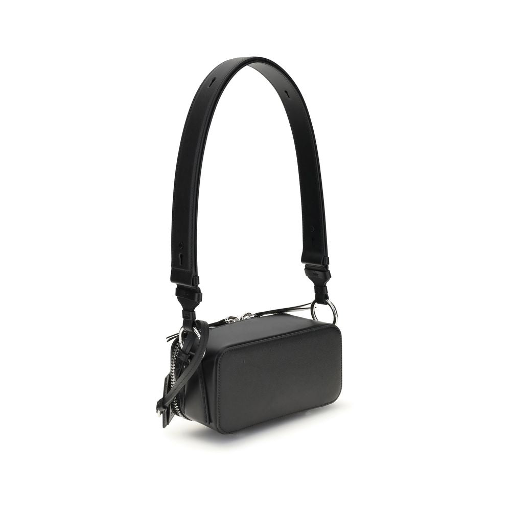 Black Calf Leather Bos Taurus Shoulder Bag Bags Margiela