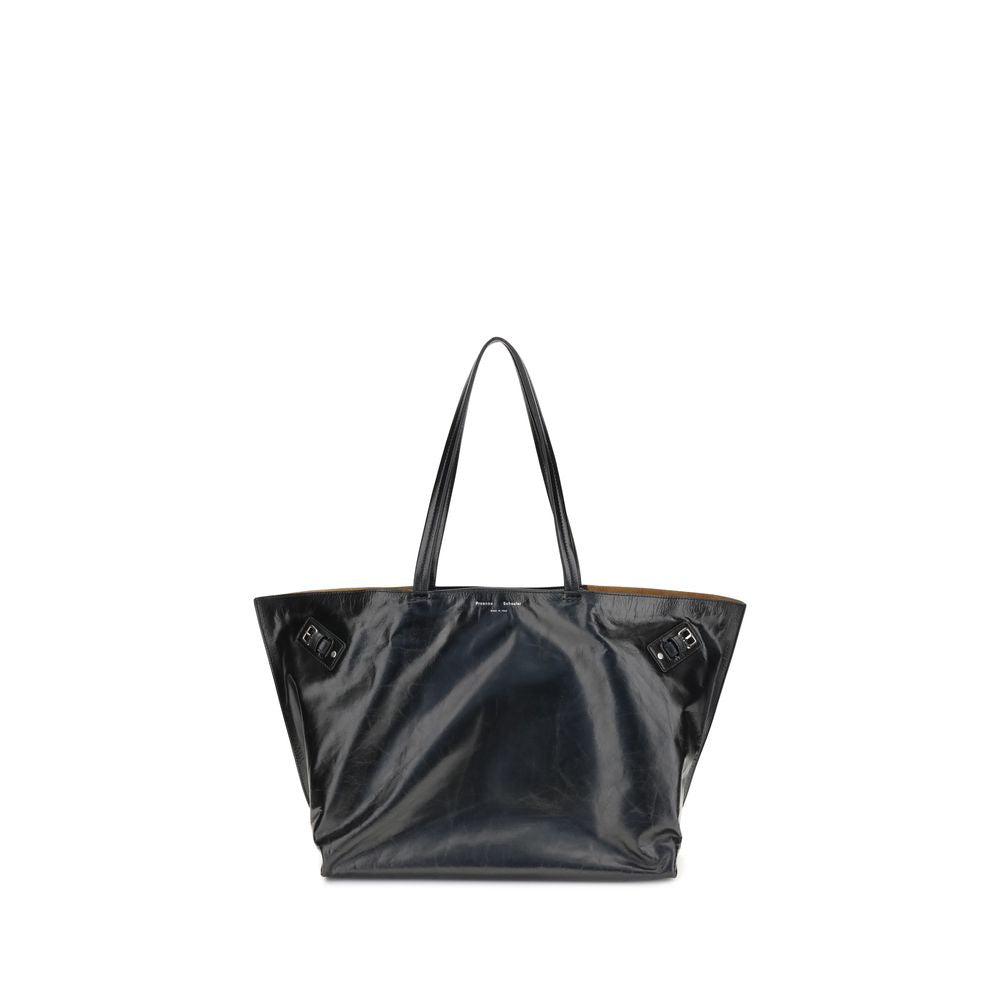 Black Leather Shoulder Bag Bags Proenza Schouler