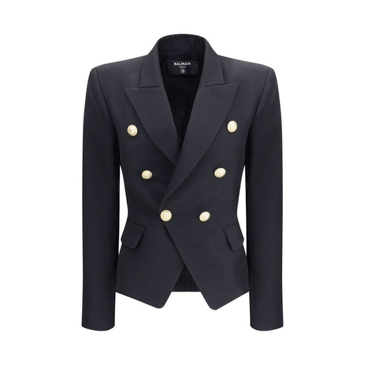 Black Wool Blazer Blazer Balmain