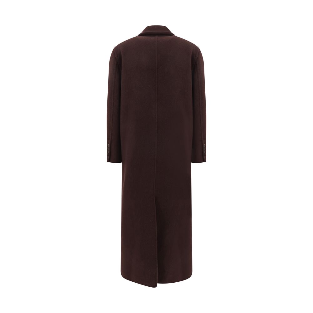 Bordeaux Cashmere Coat Coats Brunello Cucinelli
