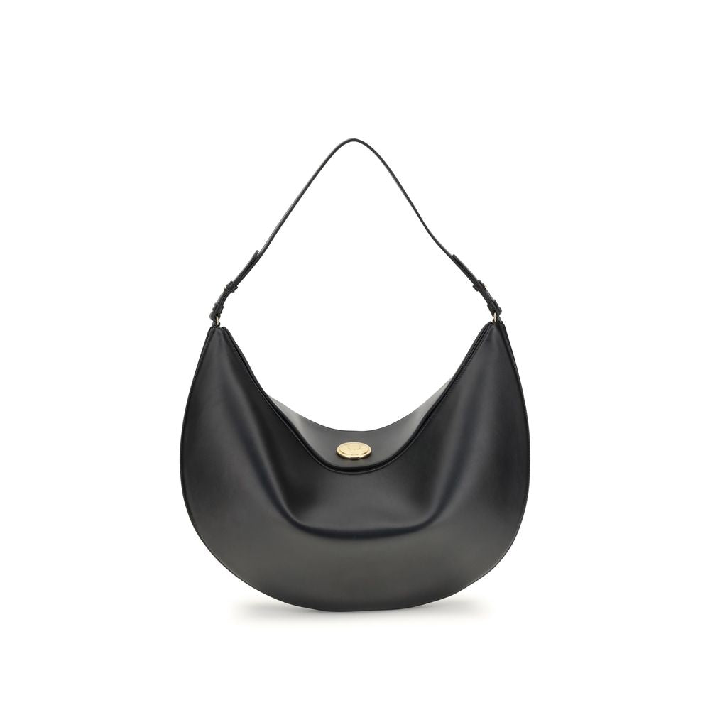 Black Calf Leather Bos Taurus Shoulder Bag Bags Jacquemus