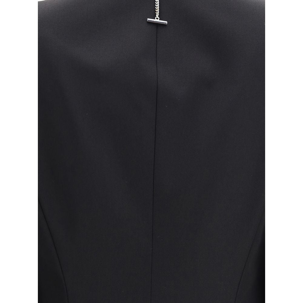 Black Wool Coat Coats Alexander McQueen