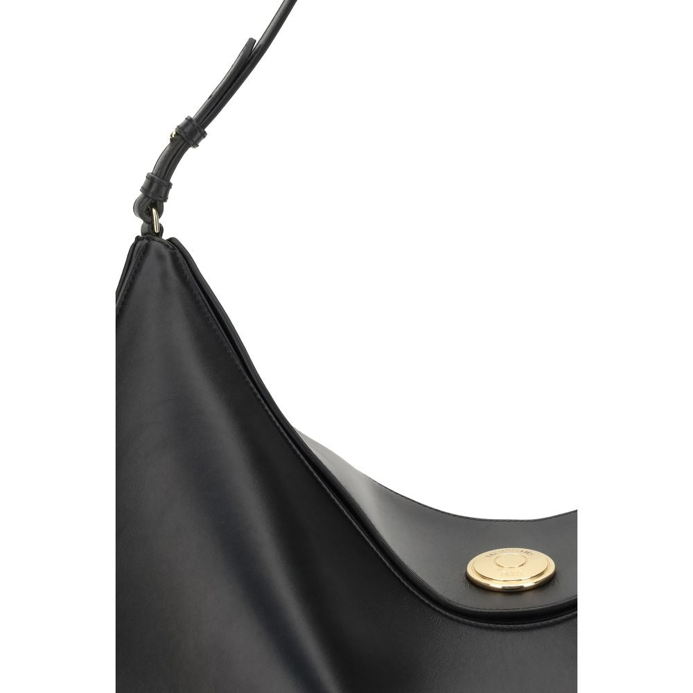 Black Calf Leather Bos Taurus Shoulder Bag Bags Jacquemus