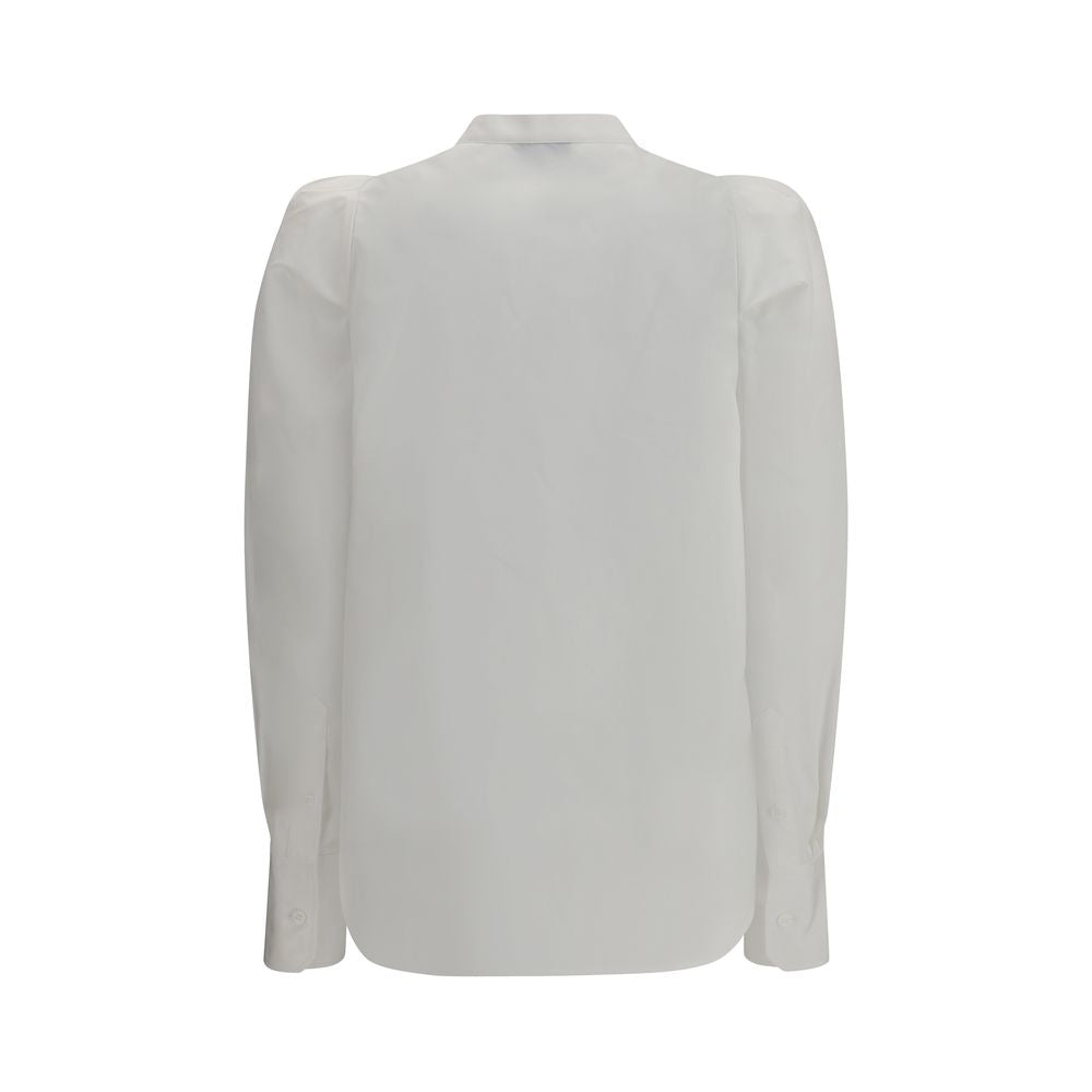 White Cotton Dress Shirt Alexander McQueen