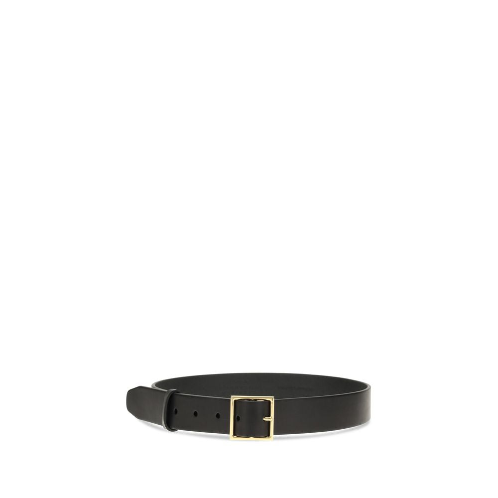 Black Leather Regular Belt Belt Gabriela Hearst