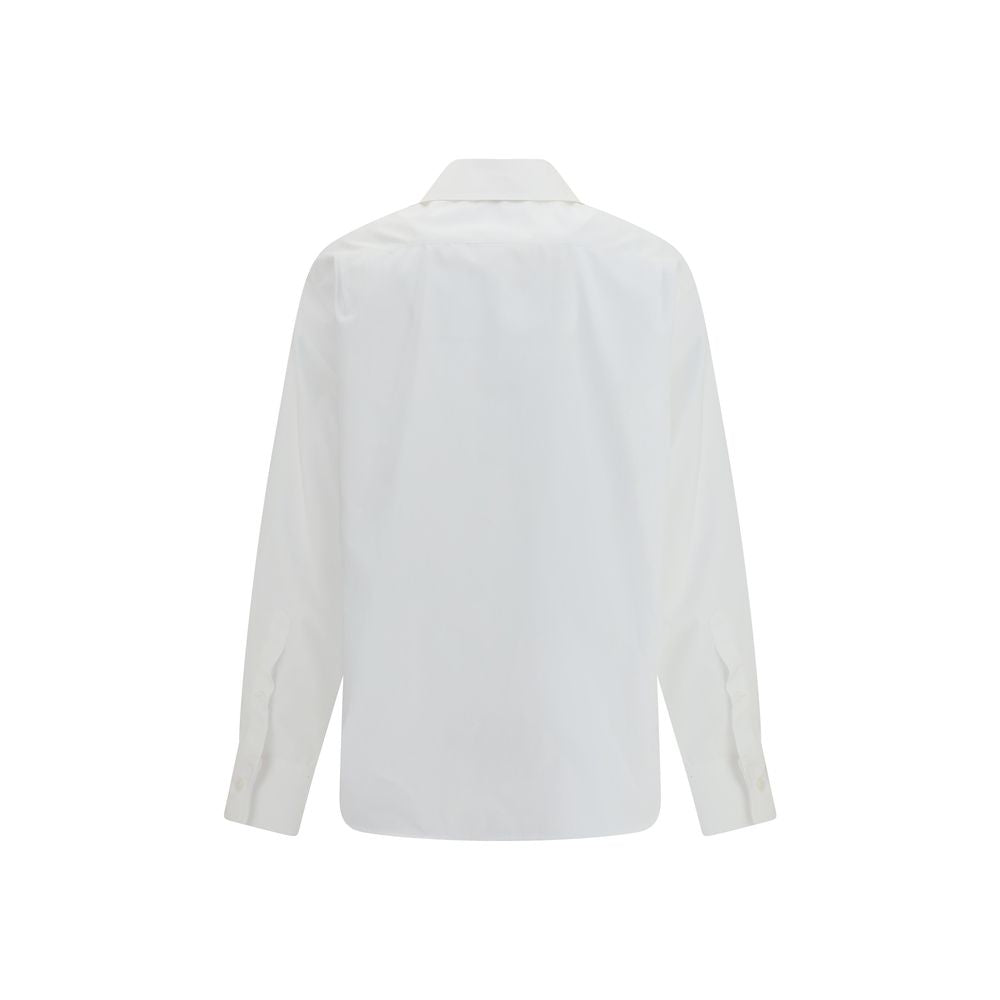 White Cotton Dress Shirt Alexander McQueen