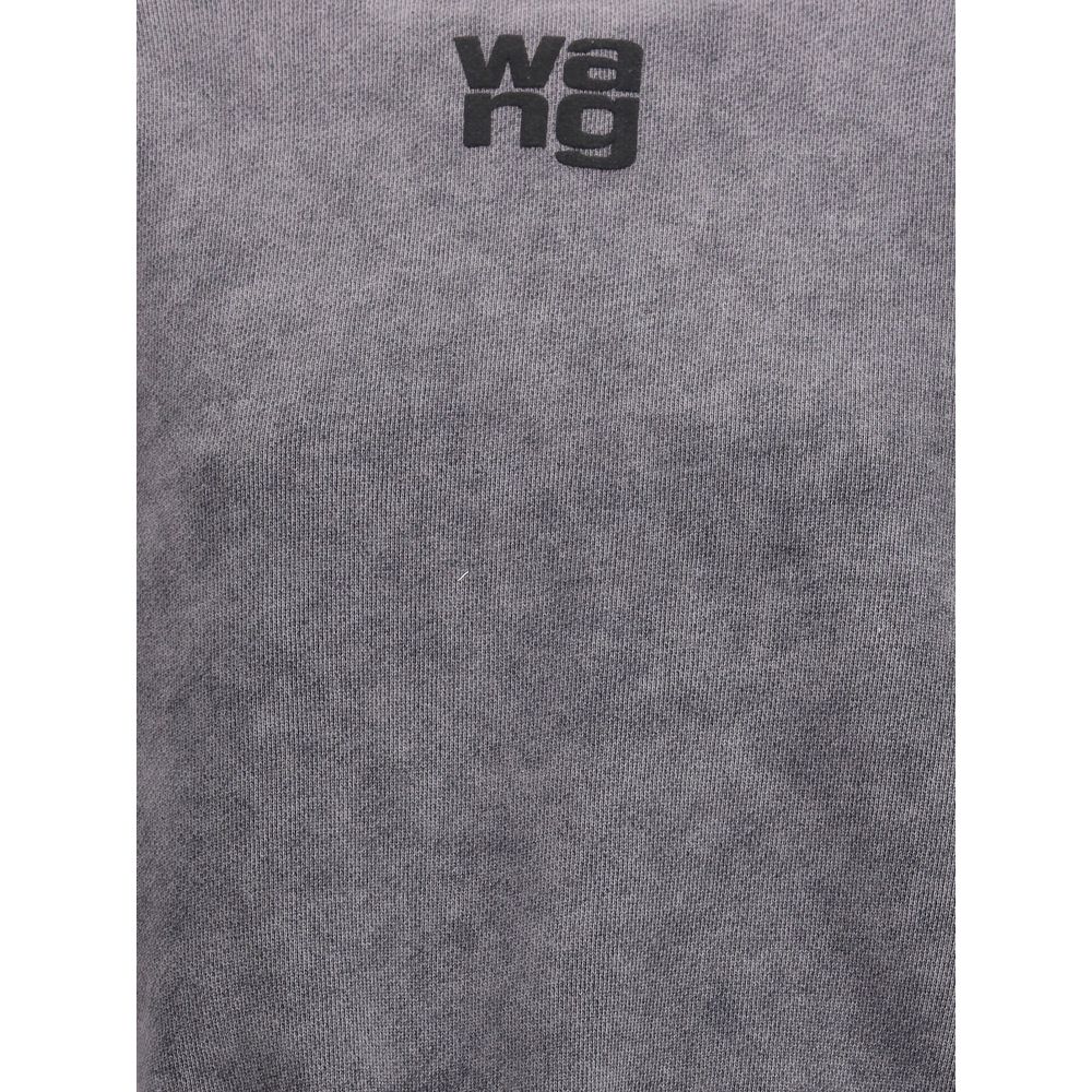 Gray Cotton Sweatshirt Knitwear Alexander Wang